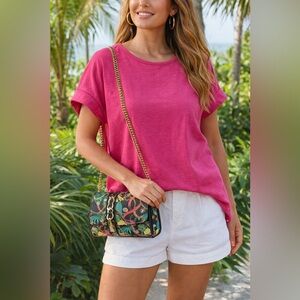 Ninety Pink Women's Top Ptp 23”